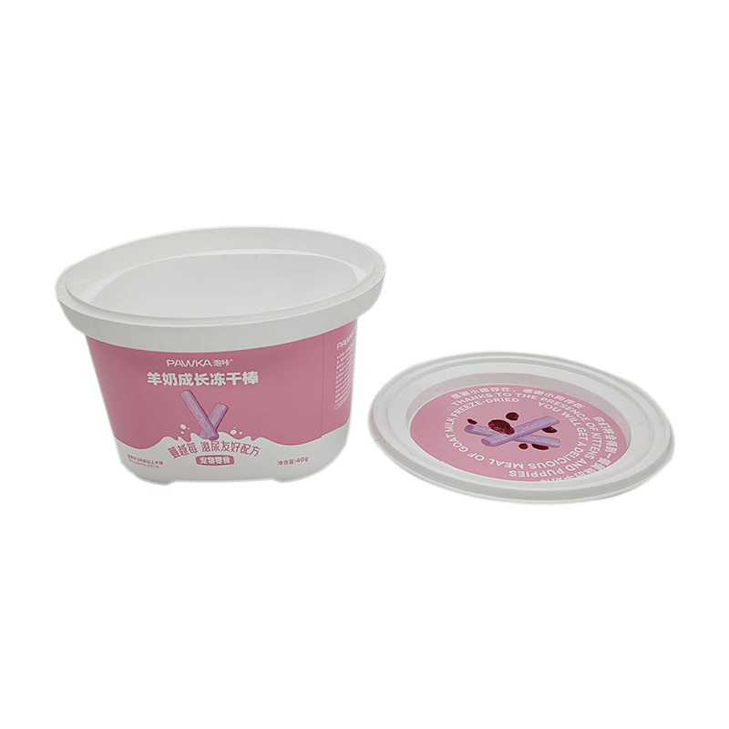 PP Plastic Square Pail In Mold Label