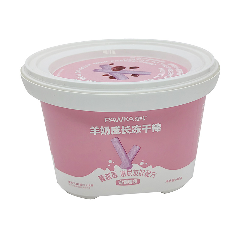 PP Plastic Square Pail In Mold Label