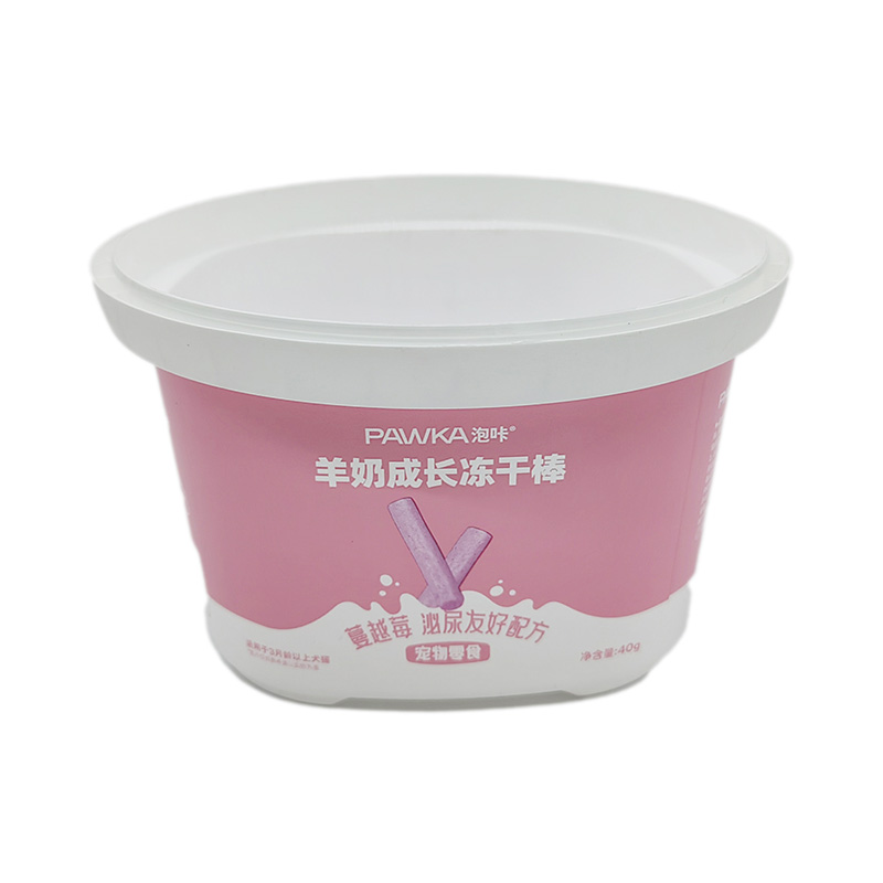 PP Plastic Square Pail In Mold Label
