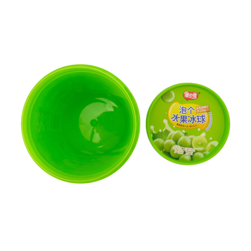 PP Plastic Storage Bucket In Mold Label