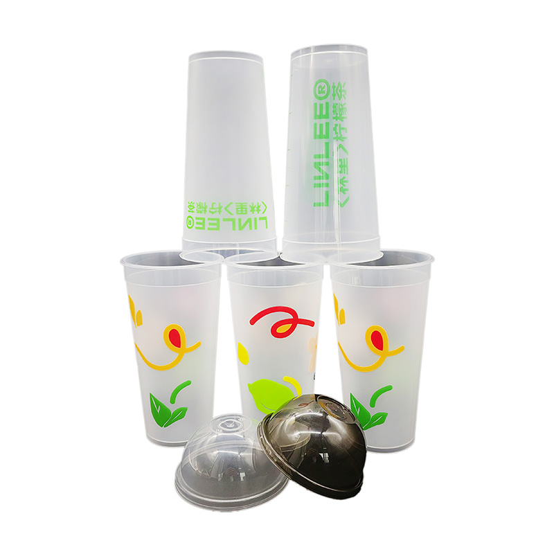 PP Plastic Milk Cup In Mold Label