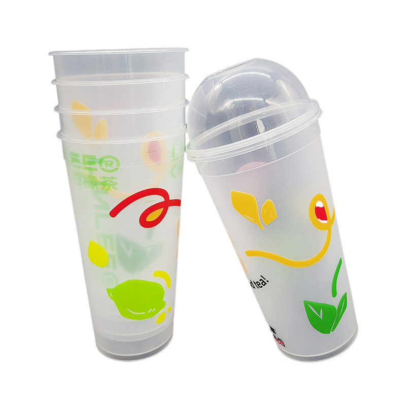 PP Plastic Milk Cup In Mold Label